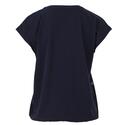 Enjoy Womenswear 183107/195 Indigo Blouson met strikjes + strass