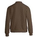 Enjoy Womenswear 183333/551 Taupe Structuur jasje drukknopen