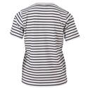 Enjoy Womenswear 431400/191 Indigo T-shirt v-hals bretonse streep