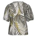Enjoy Womenswear 472068/391 Army Print blouson v-hals ballonmw