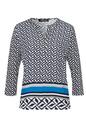 Frank Walder 108421/663054 Blouse-top printmix 3/4mouw