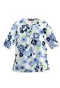 Frank Walder 714425/558072 blouson bloemprint elastiek