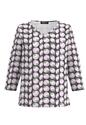 Frank Walder 725406/511040 Print shirt 3/4 mw recht model