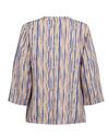 Freequent 203844/Sand Melange Nebulas Blue Larin blouse turn up sleeve