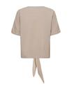 Freequent 204238/Sand Melange Lava blouse with tie