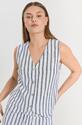 Freequent 205913/Brilliant White/Deep Ultrama Lavisco waistcoat
