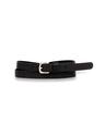 Legend 20189/999 Black Leren riem 2 cm