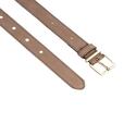 Legend 25210/130 Taupe Suede riem 2,5 cm gouden buckl