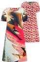 Lizzy and Coco Cilou/Animalmix-leo pink Reverisble print dress
