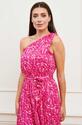 Lofty Manner PD22/Pink Swirl Print Anaya dress