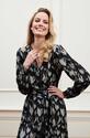 Lofty Manner PK27/Frosty Grey Print Carlien dress