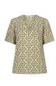 Lofty Manner QC03/Green Element Print Bella blouse