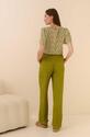 Lofty Manner QC03/Green Element Print Bella blouse