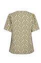 Lofty Manner QC03/Green Element Print Bella blouse