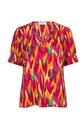 Lofty Manner QD01/Multi Color Print Imani blouse