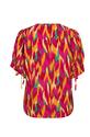Lofty Manner QD01/Multi Color Print Imani blouse