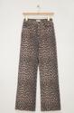 My Jewellery MJ10909/1600 Bruin-Beige Denim Jeans met panterprint