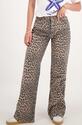 My Jewellery MJ10909/1600 Bruin-Beige Denim Jeans met panterprint