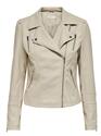 Only 15153079/Silver Lining Gemma faux leather biker NOOS