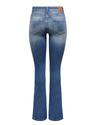 Only 15223514/Medium Blue Denim Blush mid flared REA1319 NOOS