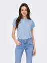 Only 15231005/Soft Chambray Smilla SS top NOOS