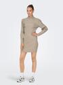 Only 15232502/Mocha Meringue Katia LS dress NOOS