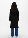 Only 15234634/Black Emma life high neck coat