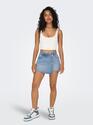 Only 15256608/Light Blue Denim Lesly reg dnm skort NOOS