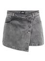 Only 15256608/Light Grey Denim Lesley reg denim skort NOOS
