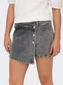 Only 15256608/Light Grey Denim Lesley reg denim skort NOOS