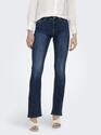 Only 15264050/Dark Blue Denim Blush mid flared TAI021 NOOS