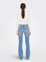 Only 15281251/Special Bright Blue Denim Blush mid flared TAI198 NOOS