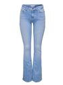 Only 15281251/Special Bright Blue Denim Blush mid flared TAI198 NOOS