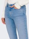 Only 15281251/Special Bright Blue Denim Blush mid flared TAI198 NOOS