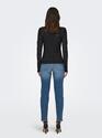 Only 15283461/Black Smilla life LS puff top