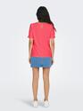 Only 15289686/Coral Paradise Sandra SS puff top