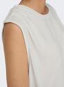 Only 15290313/Cloud Dancer Free life SL modal satin top