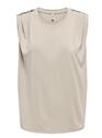 Only 15290313/Feather Gray Free life SL modal satin top