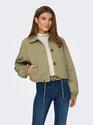 Only 15308910/Covert Green Leja orchid jacket