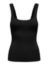 Only 15314659/Black Gemma SL u-neck