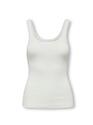 Only 15314659/Cloud Dancer Gemma SL u-neck