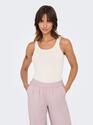 Only 15314659/Cloud Dancer Gemma SL u-neck