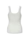 Only 15314659/Cloud Dancer Gemma SL u-neck