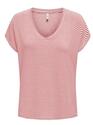 Only 15315407/CD/High Risk Red Tine SS v-neck top