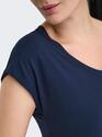 Only 15315776/Navy Blazer Rilla SS v-neck top