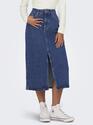 Only 15319268/Medium Blue Denim Bianca Denim Midi Skirt