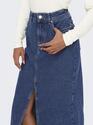 Only 15319268/Medium Blue Denim Bianca Denim Midi Skirt