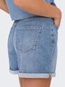 Only 15321381/Light Blue Denim Josephine stretch shorts NOOS