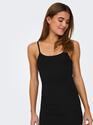 Only 15330216/Black Live love singlet dress NOOS