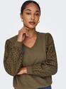 Only 15330983/Cub Donna LS v-neck sweat